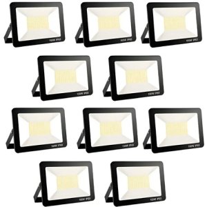 Pack X 10 Foco Led 100w Ip65 - Calidad Garantizada - Tyt Negro
