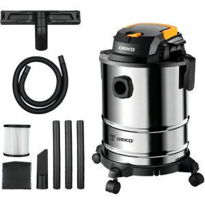 Aspiradora Multifuncion De Tacho Agua Polvo 15 Lt Deko 1200w Gris Negro