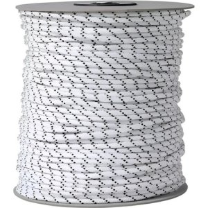 Cuerda 4mm Poliester Precio X Rollo 10mt, Atar Materiales Blanco