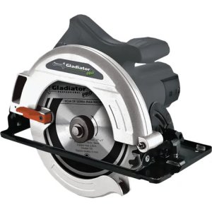 Sierra Circular Gladiator De 185mm 1200watts Plateado