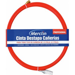 Cinta Destapa Caño Acero Trenzado 5 Mm Diámetro 15m