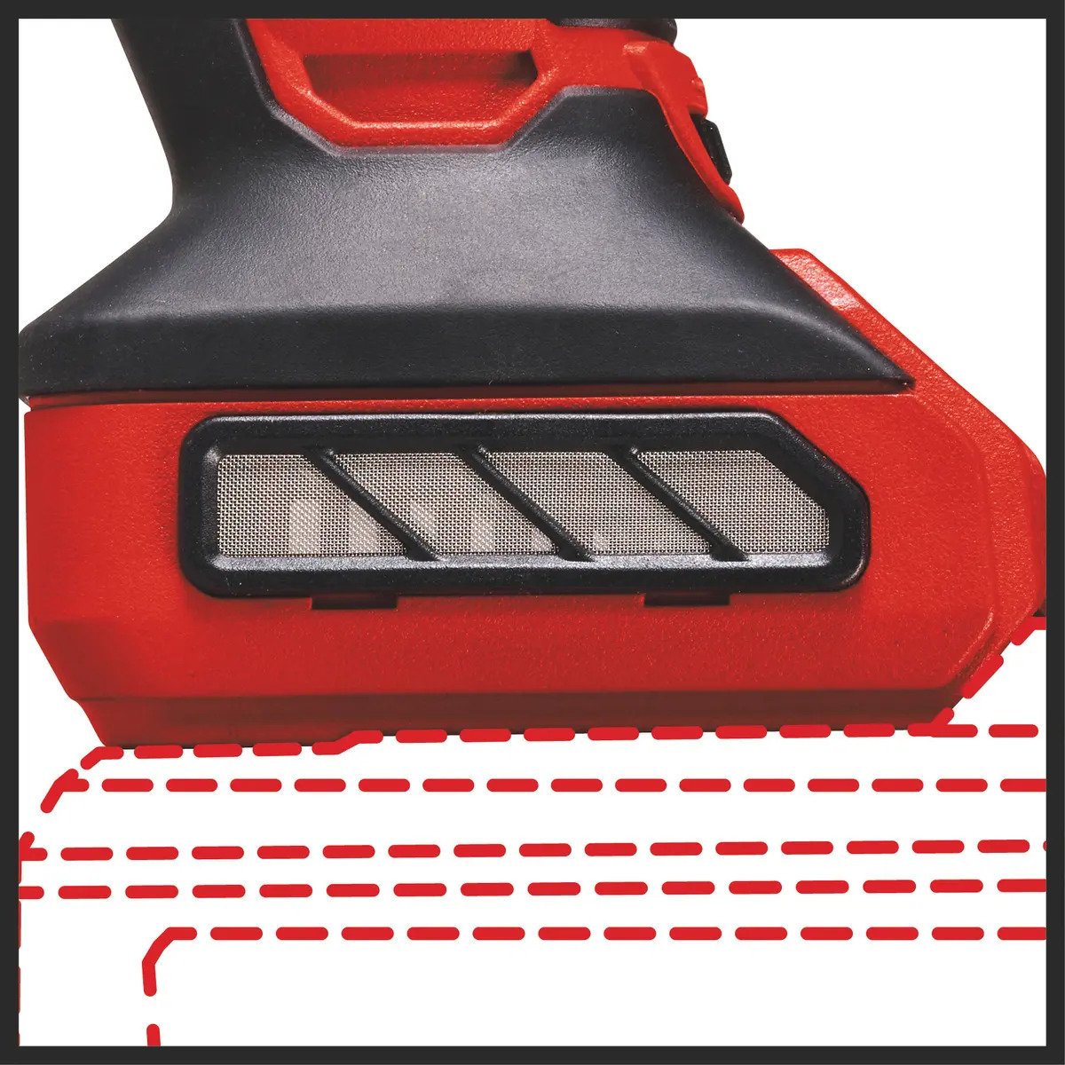 Amoladora Angular Inalámbrica Einhell Tp-ag 18/125 Ce Q Li Rojo - Imagen 6
