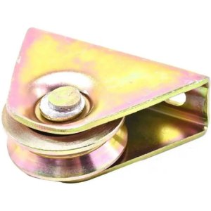 Rueda Para Porton 50x15mm Con Base Lh-2488 - Tyt Dorado