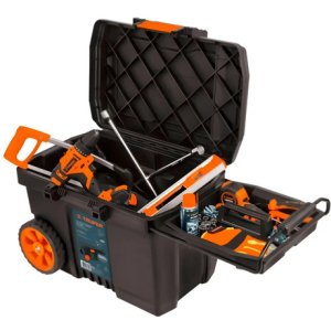 Caja De Herramientas Truper Chp-23r De Plástico Con Ruedas 3 Negro