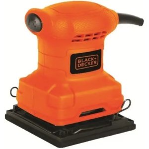 Lijadora Orbital 1/4 Pliego 200w Bs200-b2 Black + Decker Col Naranja