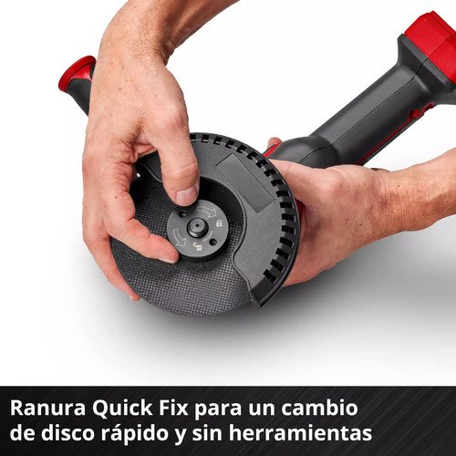 Amoladora Angular Inalámbrica Tp-ag 18/125 Ce Q Li Bat+carg Rojo Y Negro 50hz/60hz - Imagen 6