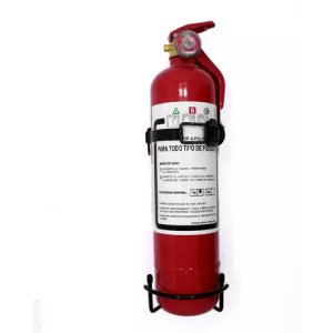 Bomberito Extintor Polvo 1kg Con Soporte (cargado)