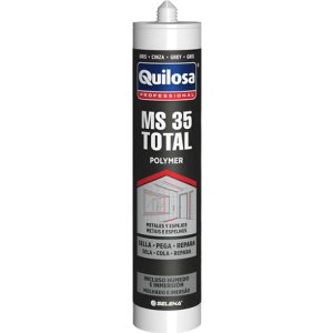 Sellador Adhesivo Híbrido Quilosa Ms 35 Total 300 Ml Gris