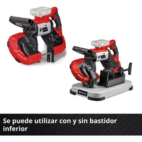 Sierra De Banda Inalámbrica Einhell Te-mb 18/127 U Li-solo Rojo 50 Hz 60 Hz - Imagen 3