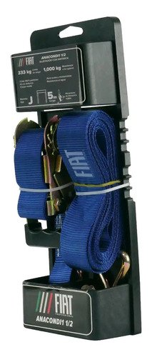 Eslinga Con Matraca 1-1/2 X 5 Mts Color Azul