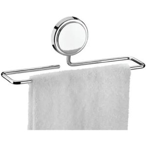 Toallero De Pared Adhesivo 2 Años De 25cm Color Gris