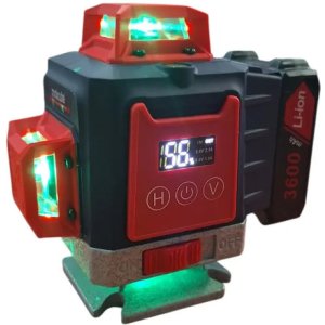 Combo Nivel Laser 16 Lineas  Verde 360o Con Tripode Y Sopot