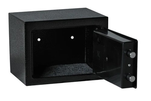 Caja Fuerte Electronica 17x23x17 Cm Digital De Seguridad Negro - Imagen 3