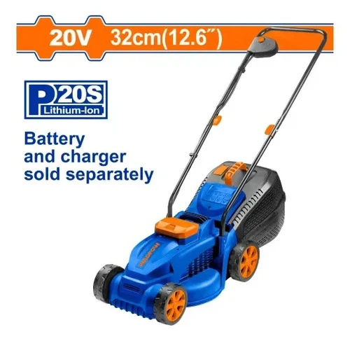 Corta Césped Wadfow Wlkp530 Inalámbrica S/bat S/carg Azul