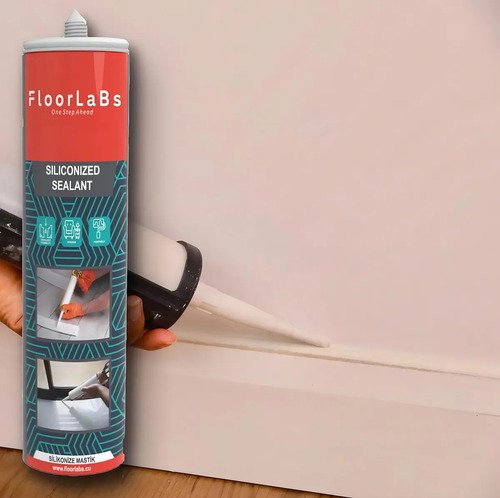 Pack 6 Sellador Acrílico Siliconado Pintable Floorlabs 500g Blanco - Imagen 2