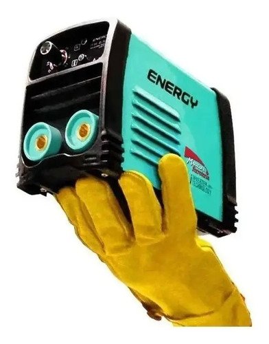 Soldadora Inverter Pequeña Compacta Electrodo 100amp Energy Celeste - Imagen 4
