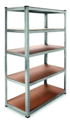 Estanteria Metalica Encastrable 5 Estantes 90x40x180 Cm Color Plateado - Imagen 12