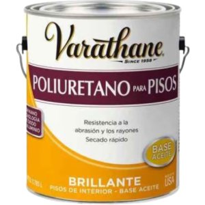Rust Oleum Poliuretano Para Pisos Varathane 3.785 Ml Transparente Semi Brillante