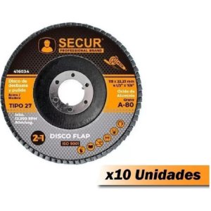 Discos Flap Profesional - Pack 10 U - Tyt Naranja