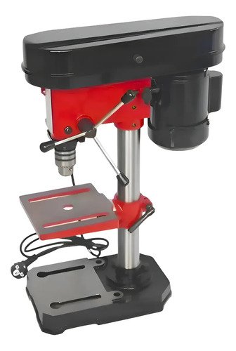Taladro De Pedestal Banco 13 Mm 350 W Color Negro Y Rojo Negro/rojo