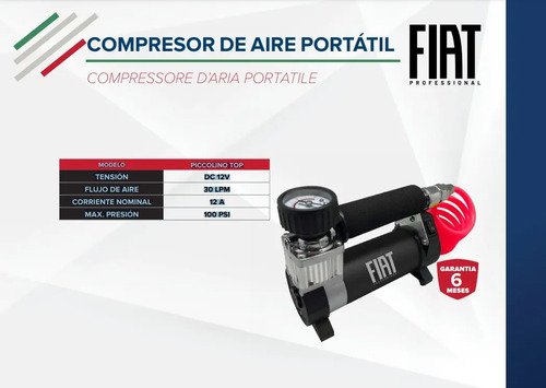 Mini Compresor De Aire Portatil 100psi Para Auto Color Negro Fase Eléctrica Monofásica Frecuencia N A - Imagen 5