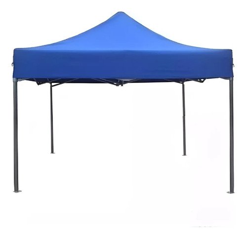 Gazebo 3x3 Reforzado, Impermeable Con Filtro Uv. Colores Azul - Imagen 2