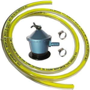 Kit Válvula De Gas 13 Kg + 1 Metro Manguera + 2 Abrazaderas