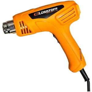 Pistola De Calor 1600w Lusqtoff Pcl1600-7 + Accesorios Color Naranja