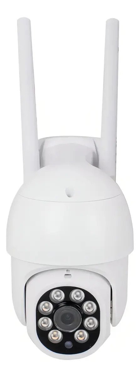 Cámara Ip Adkar De Seguridad Exterior Inalámbrica 1080p Con Wi-fi Y Visión Nocturna Blanco - Imagen 3