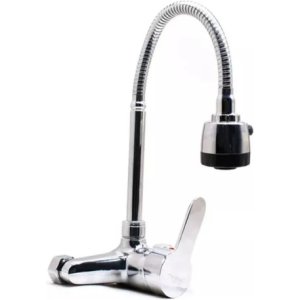 Monocomando Pared Pico Exten Crom Italomix - Tyt Plateado