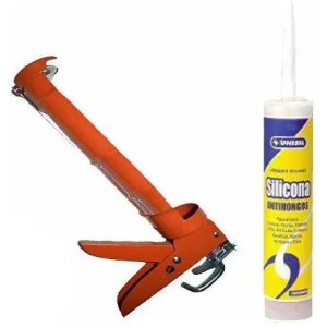 Silicona Neutra Antihongos Blanco + Pistola 285ml Unisil G P