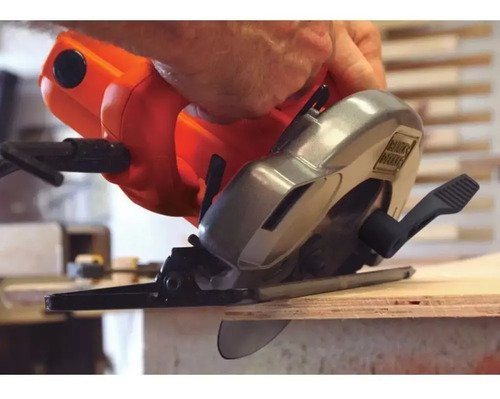 Sierra Circular 1400 W Black + Decker Cs1004 Profesional Tyt Naranja 50 Hz/60 Hz - Imagen 4