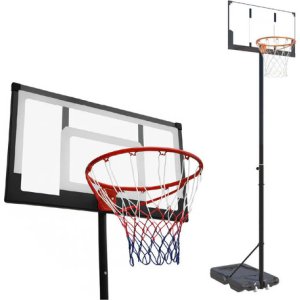 Tablero Basket Aro Altura Regulable 3.05m C/ Base Portátil