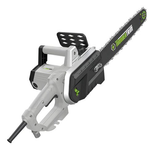 Motosierra Eléctrica Thundertrim De 2000w Para Jardines Con Espada De 16 Gris 50 Hz