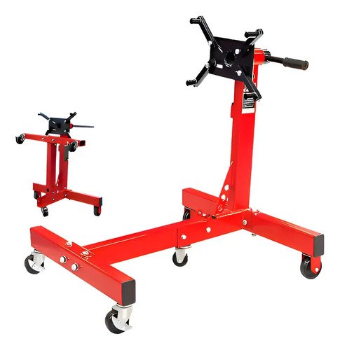 Soporte Para Motor 1500 Lbs Pleglable Giratorio Torin Rojo