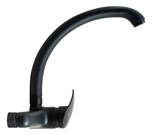 Grifo Monocomando 20cm Negro Pared Italomix Lh3257 - Imagen 2