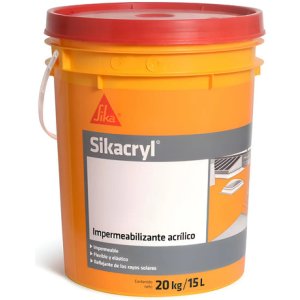 Pintura Membrana Liquida Impermeabilizante Sikacryl 20kg Tyt Foto