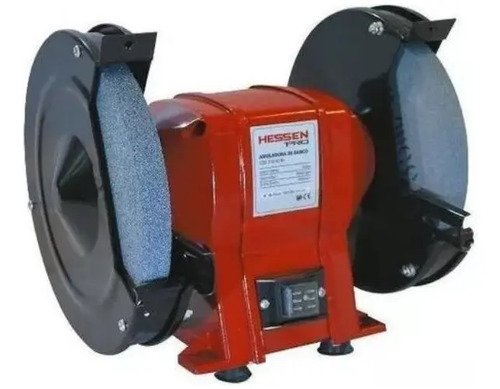 Amoladora De Banco Hessen 350w 200mm Modelo 016-0130 Bordó 50hz