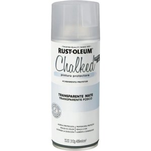 Pintura Tizada En Aerosol Ultra Mate Rustoleum Chalked Trans Transparente