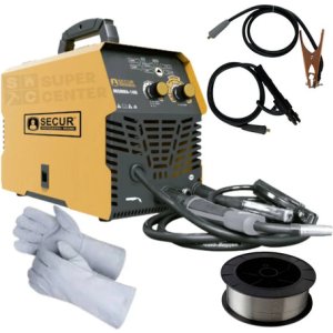 Soldadora Secur 2 En 1 Mig-mma-tig 140a Control Alambre Caqui