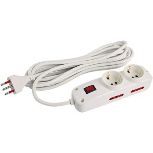 Alargue Conatel 717190 6 Tomas 5m Schuko Modular Blanco