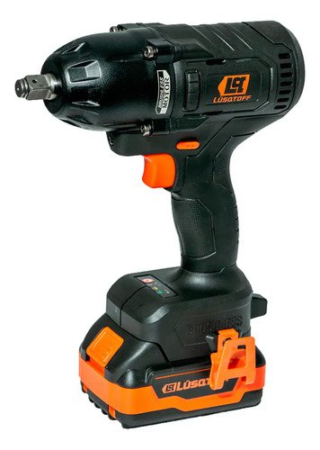 Llave De Impacto 750 Nm Lusqtoff 18 V C/carg+bat+maletin Negro