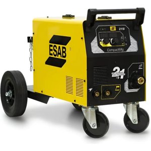 Equipo Soldar 200amp Mig 170amp Mma Esab Compactmig 215l Amarilla