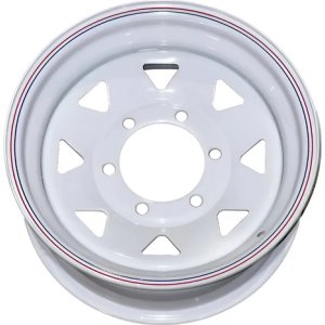 Llanta R14 6x139 Llanta Para Trailer Reforzada - 6 Agujeros Blanco