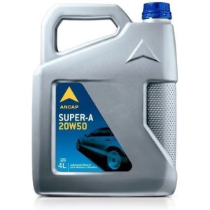 Aceite Para Motor Ancap Mineral 20w-50 Para Auto/camioneta De 1 Unidad X 4l