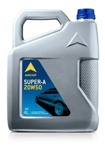Aceite Para Motor Ancap Mineral 20w-50 Para Auto/camioneta De 1 Unidad X 4l
