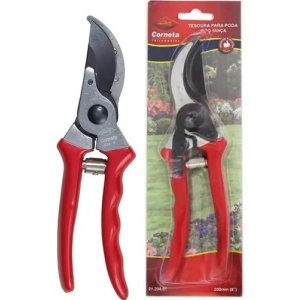 Tijeras De Podar Tipo Suizo De 8 Pulgadas, Saga Red Cornet Rojo