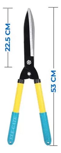 Tijera Cortasetos Manual Ele-gate Amarilla De 53 Cm Con Hoja De 22.5 Cm Amarillo - Imagen 4