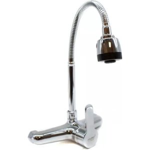 Monocomando Pared 20cm Pico Crom Italomix - Tyt Plateado