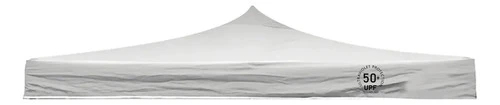 Lona Gazebo 3x3 Reforzada E Impermeable Filtro Uv Color Blanco